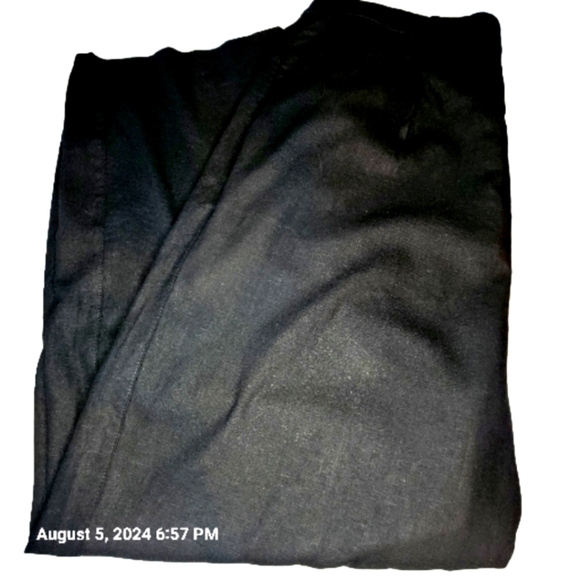 OLD NAVY, Black, wide-leg, high-waisted, linen blend trousers. Sz  3X. NWT - Picture 3 of 10